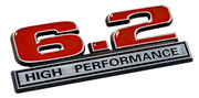 2010-2014 Ford F-150 Raptor Red & Chrome 6.2 High Performance 5" Fender Emblem