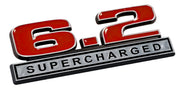 2010-2014 Ford F-150 Raptor Red & Chrome 6.2 Supercharged 5" Fender Emblem