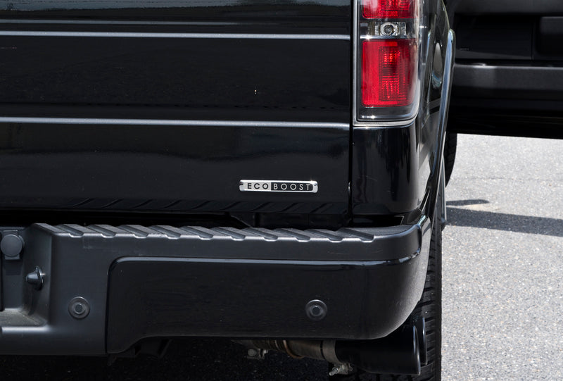  2011-2017 F150 Ecoboost Chrome & Black Rear Trunk Side Fender Emblems Set of 3