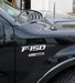 2011-2017 Ford F150 Ecoboost Engine Chrome & Black 5 5/8" LH RH Fender Emblems