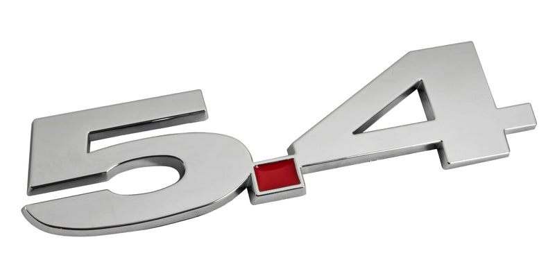 1996-2012 Ford F150 Mustang Shelby GT500 5.75" Chrome 5.4 Fender Trunk Emblem