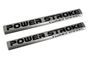 2017 Ford F250 F350 F450 Superduty 6.7L & Power Stroke Fender Emblems - 4pc Kit