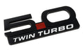 2011-2017 Mustang GT Matte Black 5.0 Twin Turbo Side Fender Trunk Emblem