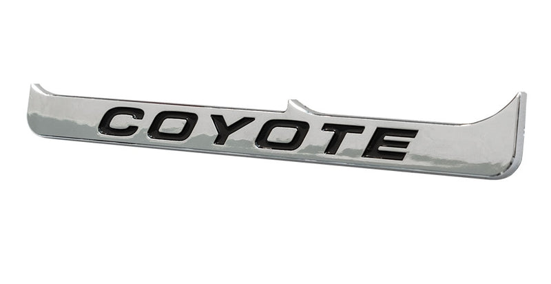 2015-2023 Mustang GT 5.0 Coyote V8 5" Chrome & Black Fender Lower Emblem Accent