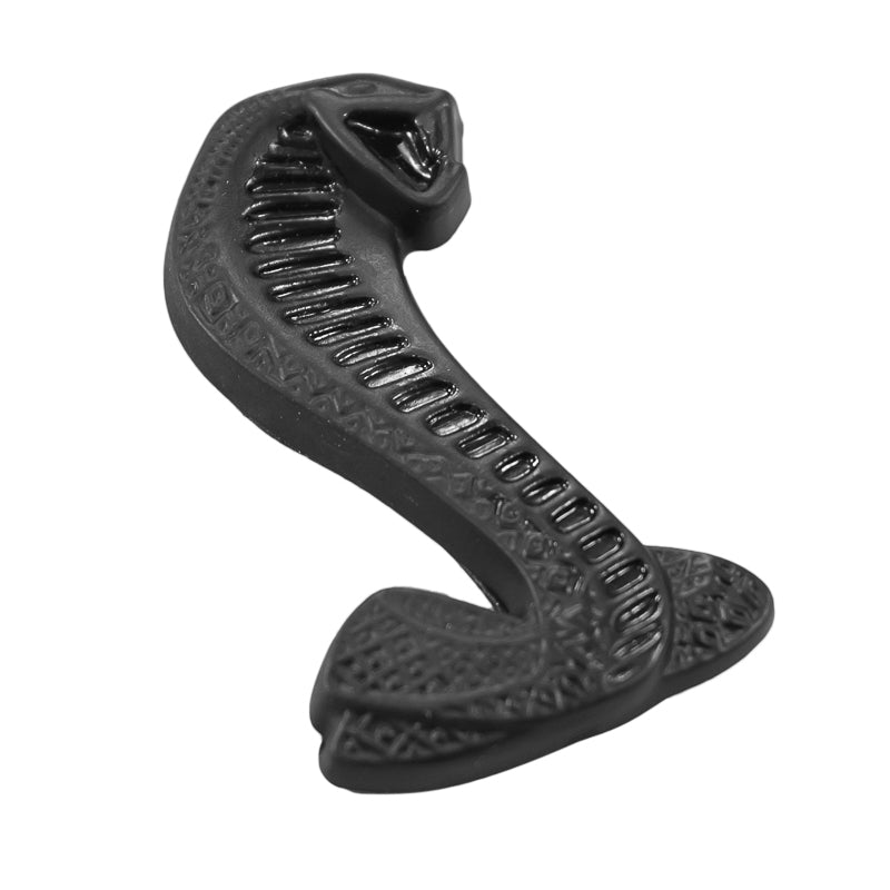 1994-2004 Ford Mustang Two Tone Black Cobra Snake & SVT Emblems Set of 4