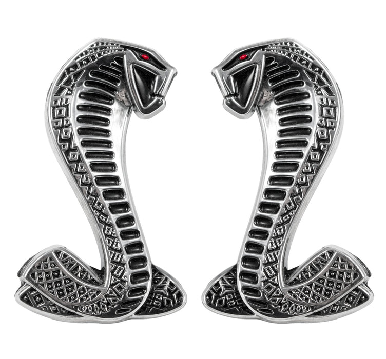 2.25 New Ford Mustang Cobra R SVT Emblems Logo Stickers set of 4 2.25 New Ford Mustang Cobra R SVT Emblems Logo Stickers set of 4
