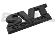 1994-2004 Mustang Cobra SVT Two-Tone Black Trunk/Grille/Fender Emblems 4 pc Set