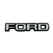 FORD Trunk Dash Fender Block Letters Chrome Emblem