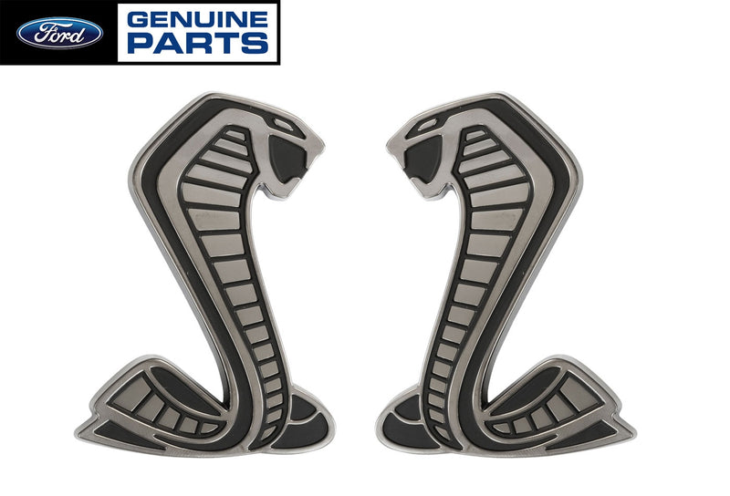 2020-2023 Shelby GT500 OEM 3.5" Snake Fender Side Emblems Badges LH RH