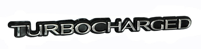 Turbocharged Chrome 5.5" Emblem