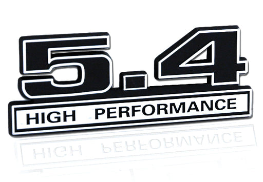 Ford Mustang Shelby GT500  Black & Chrome 5.4 High Performance Emblem 5" long