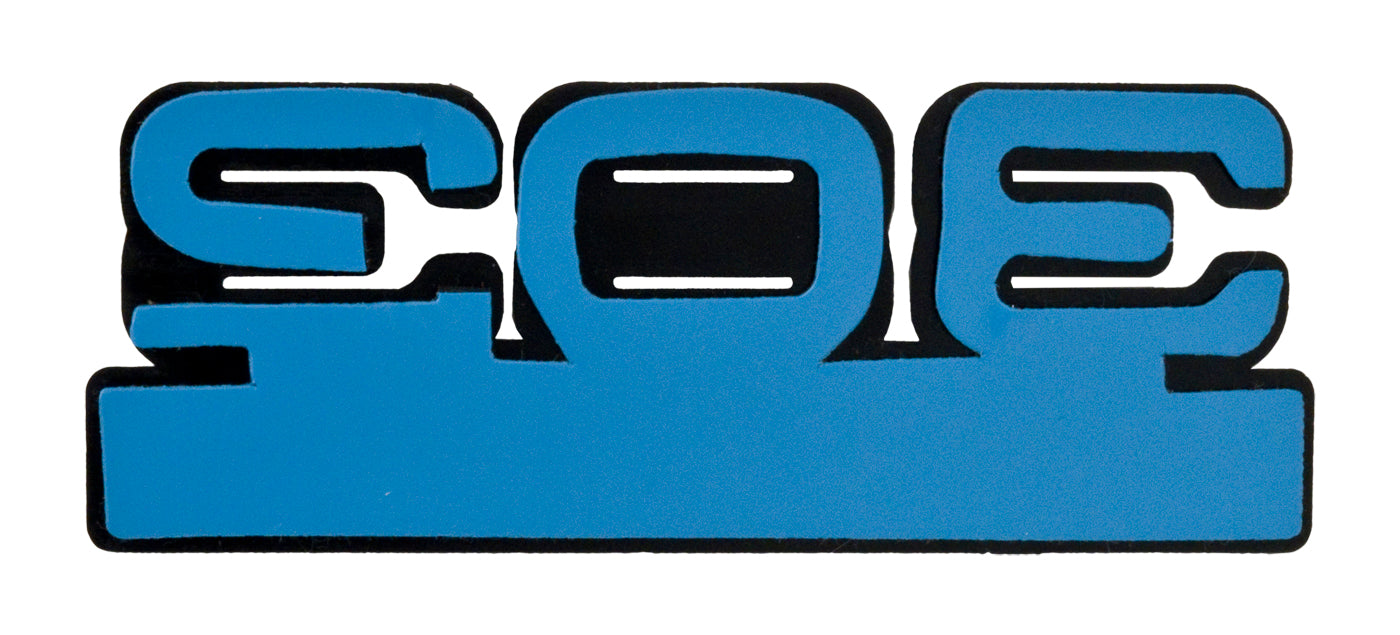 383 Stroker 6.2L Engine Emblems Badges White w/ Chrome Trim - 4