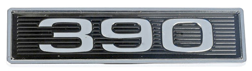 390 Mustang Black Chrome Plated Hood Scoop Adhesive Backed Emblem