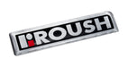 1996-2008 Roush F-150 & Mustang Silver & Black Embossed Emblem Badge - 4.5" Long