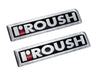 2005-2014 Mustang Roush 2 1/4" x 1/2" Interior Dash Flexible Emblems - Pair