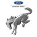 2021-2023 Ford Bronco OEM M2DZ-9942528-A Tailgate Emblem Silver Bucking Bronco