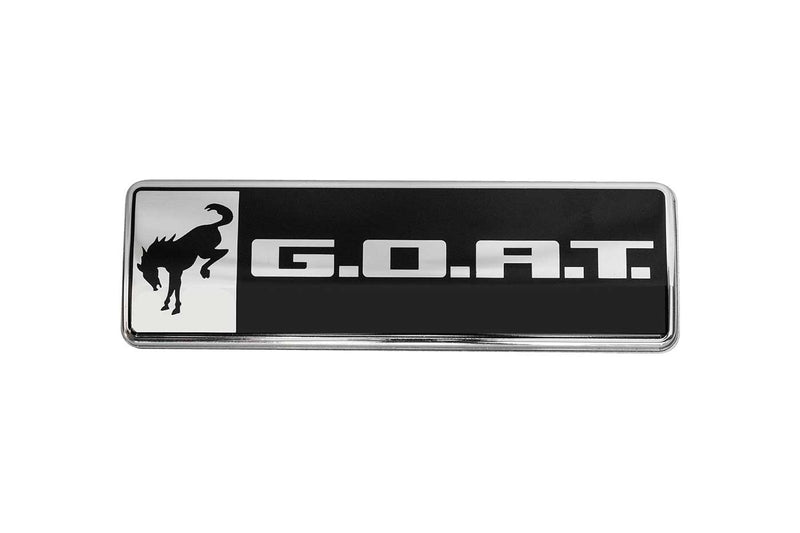 2021-2023 Bronco Genuine Ford OEM Black Bucking Bronco & GOAT Emblem Kit