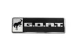 2021-2023 Ford Bronco OEM M-1447-GOAT 4.5" Chrome & Black Fender Tailgate Emblem