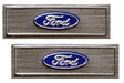 1979-1986 Mustang Door Sill Replacement Ford Oval Emblem - 1.25" Long LH RH Pair