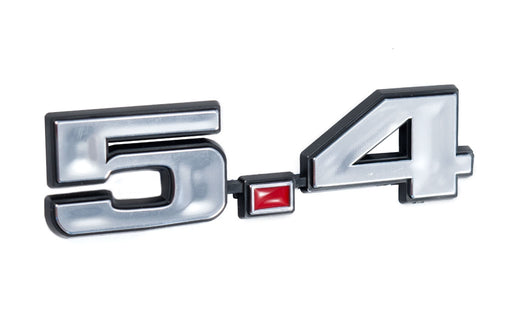 Ford Mustang 5.4 331 Stroker Engine Emblem Chrome & Red 4.75 x 1.25