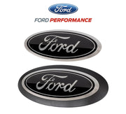 2018-2021 Ford F150 No Camera OEM Front Grille Rear Tailgate Emblems Black