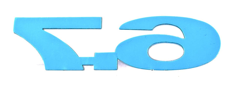 Ford Superduty Powerstroke Truck Chrome 6.7 6.7L Liter 6" Fender Emblems - Pair