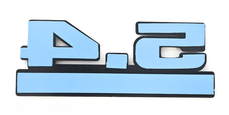 Ford Mustang Black 5.4 High Performance Fender Emblem Badge 5" x 1.75"