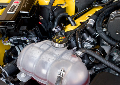 2015-2017 Ford Mustang Chrome Engine Radiator Reservoir Cap Cover Trim