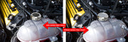 2015-2017 Ford Mustang GT Chrome Billet Engine Caps Covers Carbon Fiber Inserts