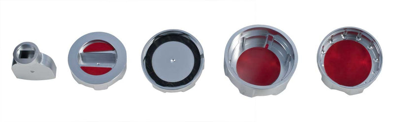 2018-2023 Mustang GT & I4 5pc Billet Engine Caps Cover Set Running Horse Inserts