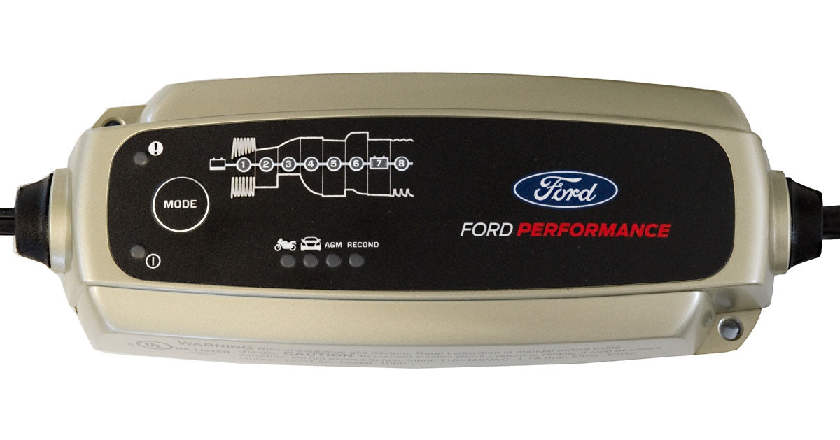 Ford Performance M-10300-FP 5.0 12V Smart Battery Charger & Maintainer