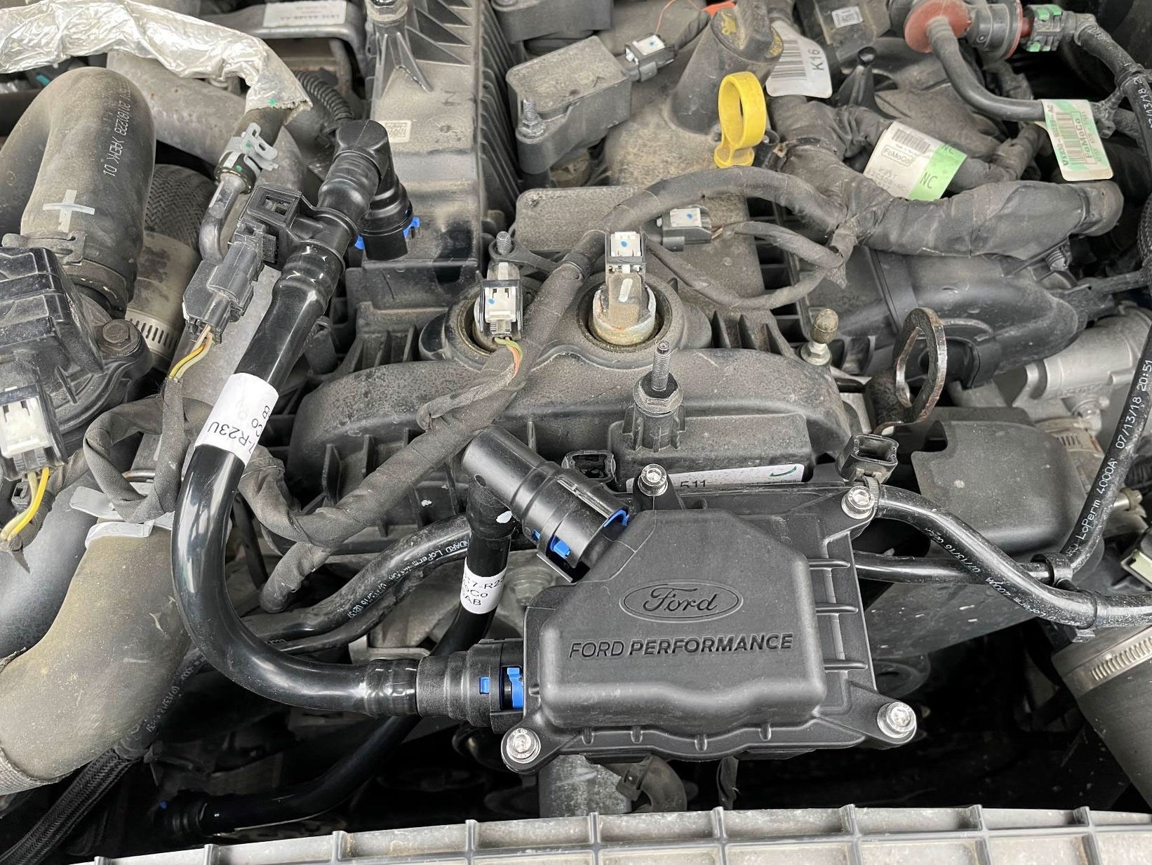 2019 Ranger 2.3L Ford Performance OEM M-6766-R23 Engine Oil Air Separa ...