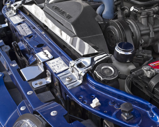 1983-93 Mustang LX GT 5.0 V8 Polished Stainless Radiator Upper Mounting Brackets