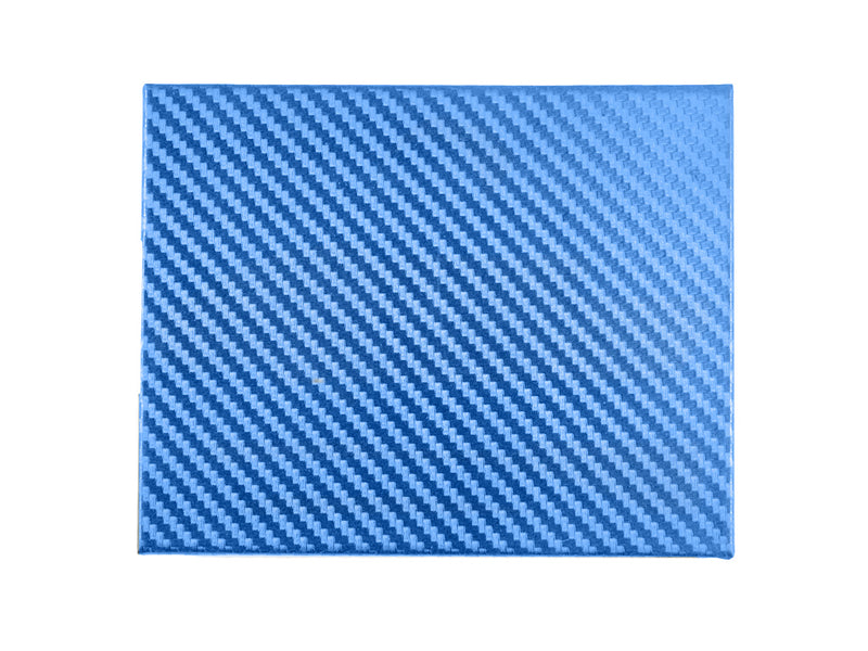 1998-2004 Mustang Blue Carbon Fiber Stainless Steel Engine Fuse Box Cover