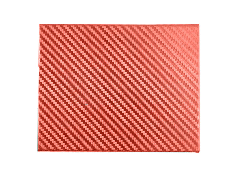 1998-2004 Mustang Red Carbon Fiber Stainless Steel Engine Fuse Box Cover