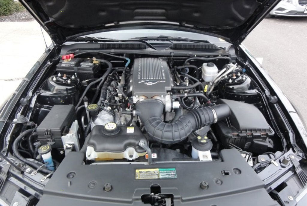 2007 2009 Mustang GT OEM Powered By Ford Engine Intake Cover Appearanc 2007-2009-mustang-gt-oem-powered-by-ford-engine-intake-cover-appearanc