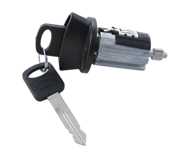 1996-1999 Ford Mustang Black Turn Ignition Lock Column Cylinder Set w/ Keys