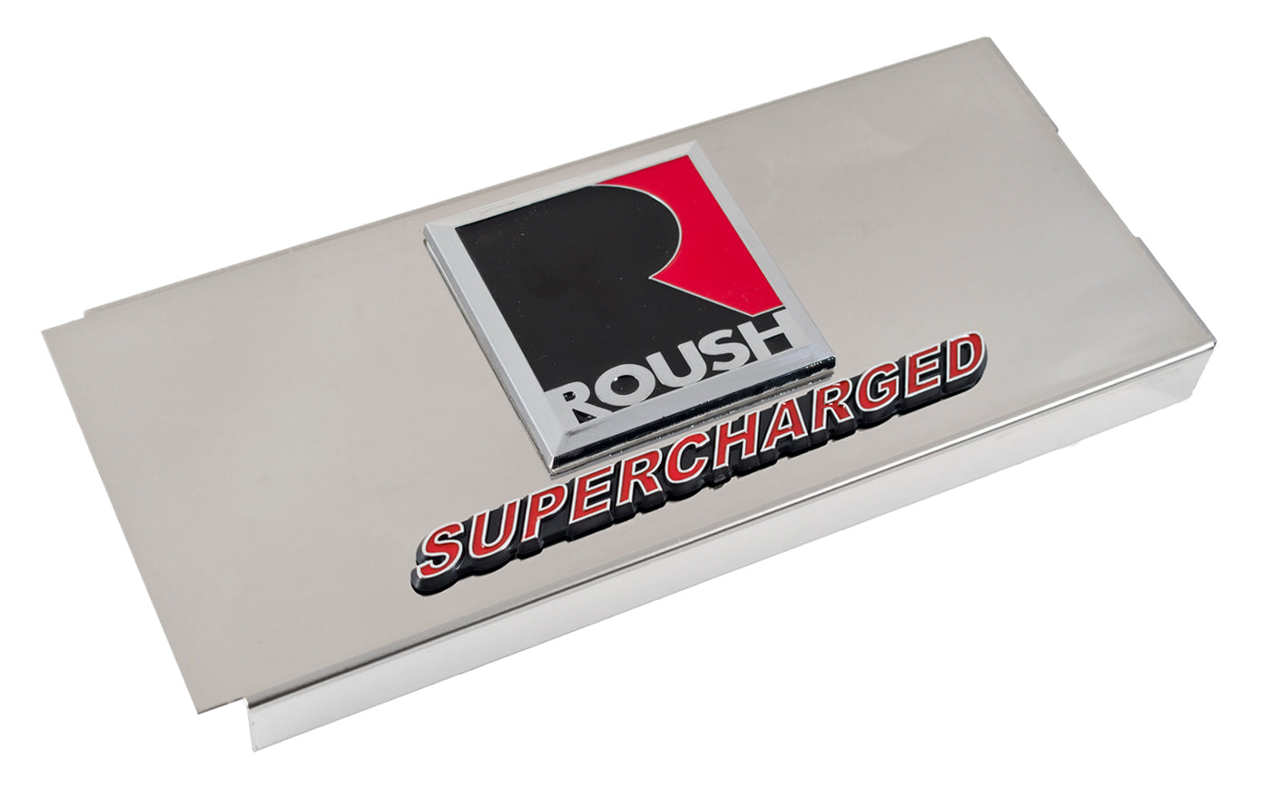 2010-2014 Mustang Roush RS1 RS2 RS3 Polished Stainless Fuse Box Cover w/ Emblems