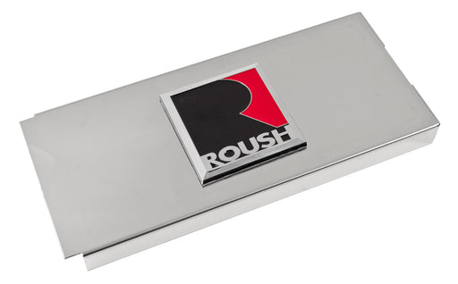 2010-2014 Mustang Roush RS1 RS2 RS3 Polished Stainless Fuse Box Cover w/ Emblem