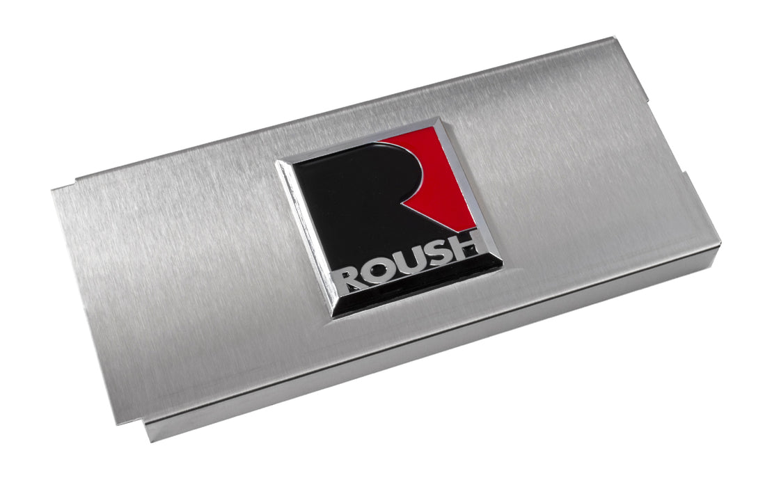 2010-2014 Mustang Roush RS1 RS2 RS3 Brushed Engine Fuse Box Cover w/ Emblem