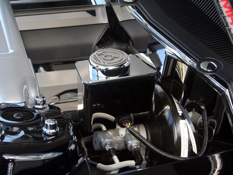 2005-2009 Mustang Automatic Trans Chrome Executive Series Fluid Cap Covers 5 pc