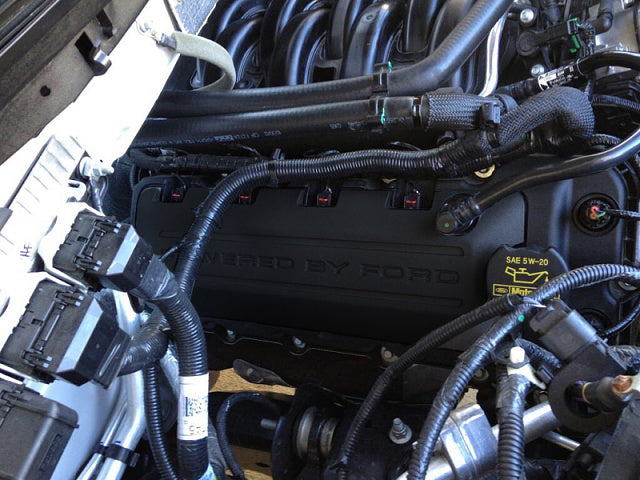 2011-2017 Ford Mustang GT 5.0 Powered By Ford Dark Gray Engine Coil Covers Pair