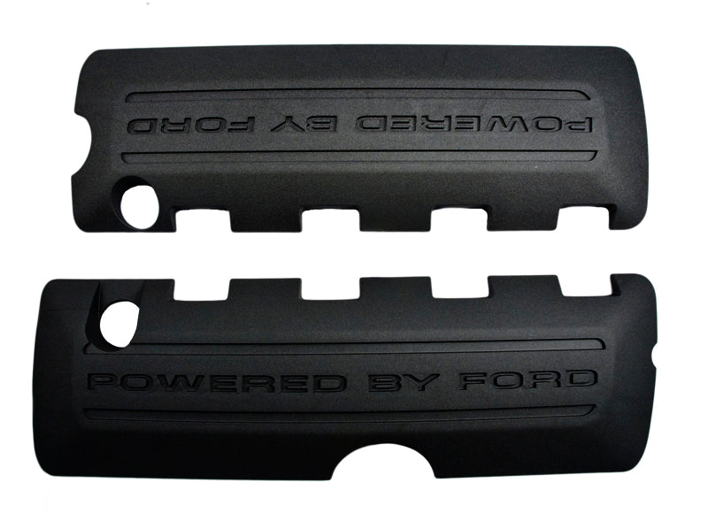 2011-2017 Ford F-150 5.0 "Powered By Ford" Dark Gray Engine Coil Covers - Pair