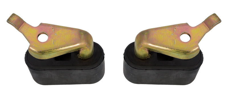 1979-1997 Ford Mustang Dual Exhaust Tailpipe Hangers Rubber Insulators Pair
