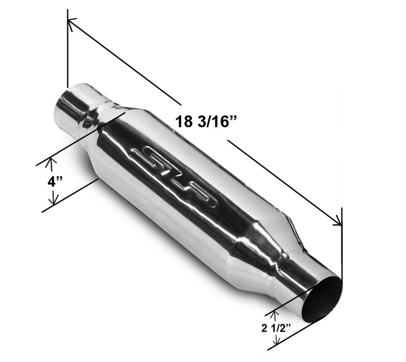 1987-1993 Mustang LX 5.0 V8 SLP M31015 Loud Mouth 2.5" Cat-Back Exhaust System