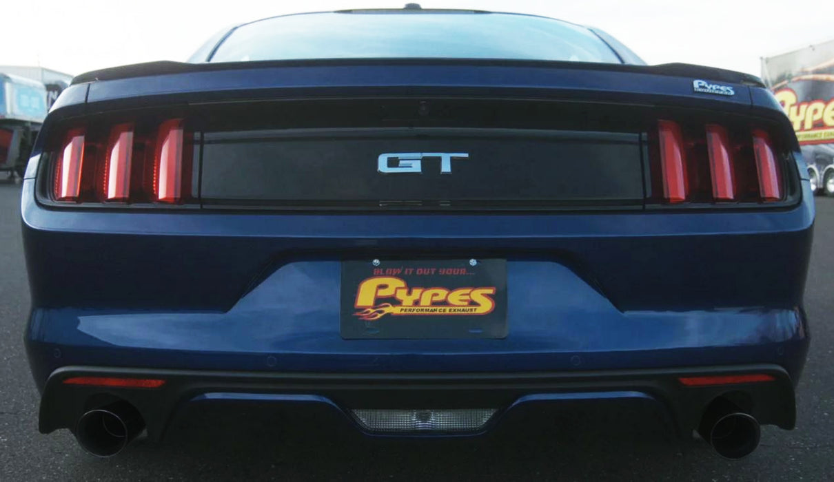 2015-2017 Mustang 5.0 GT Pypes Touring Muffler Exhaust Kit w/ 4" Black Tips