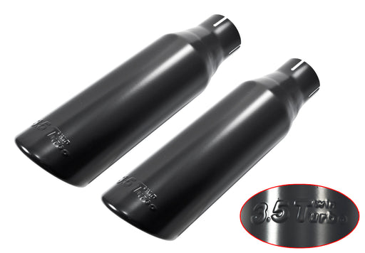 2011-2014 Ford F-150 Cat-back Performance Roush Exhaust Kit w/ Black 3.5 Tips