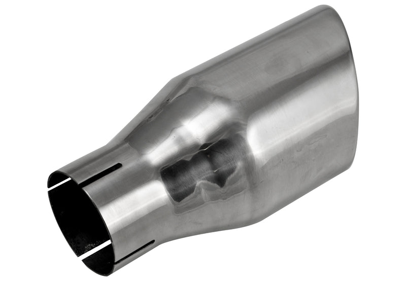 2015-2017 Mustang V6 3.7 Logo Polished Stainless 2.5" inlet 4.5" Exhaust Tips