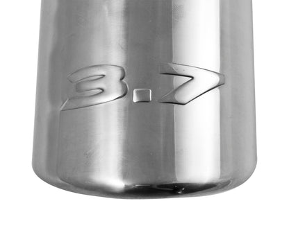 2015-2017 Mustang V6 3.7 Logo Polished Stainless 2.5" inlet 4.5" Exhaust Tips