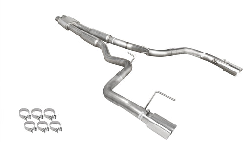 2015-2017 Mustang GT 5.0 PYPES 3" Stainless X-pipe Exhaust System w/ 4" Tips